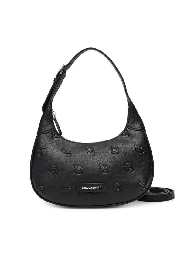 Karl Lagerfeld - KARL LAGERFELD Torebka A3W30292 Czarny. Kolor: czarny. Materiał: skórzane