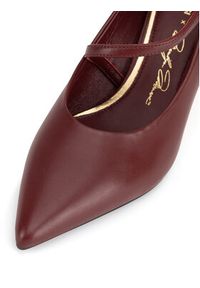 Gino Rossi Szpilki NOELLA-527-5-TB Bordowy. Kolor: czerwony. Materiał: skóra. Obcas: na szpilce #5