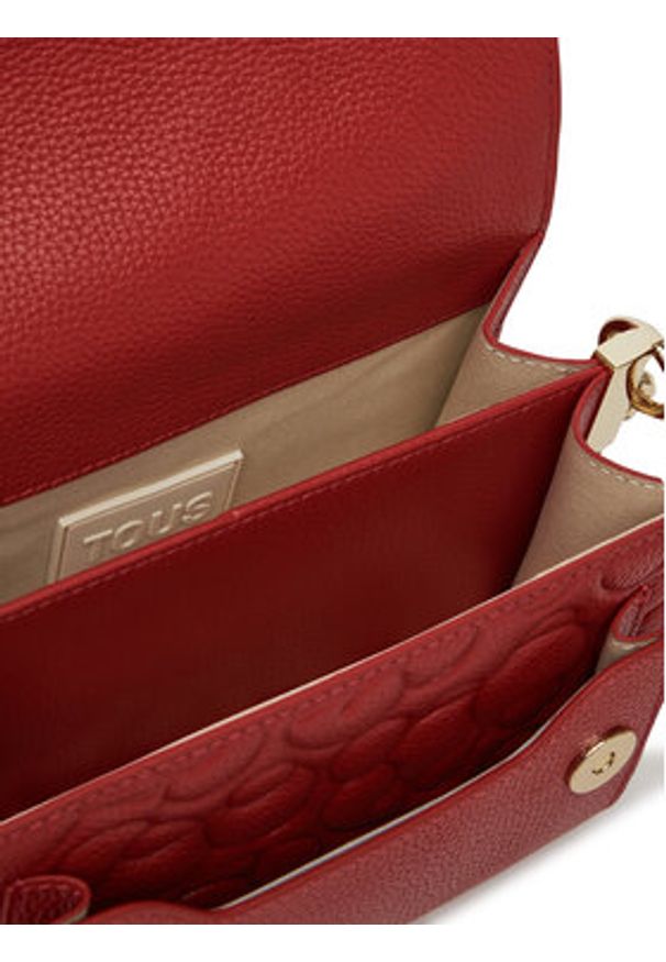 Tous - TOUS Torebka Greta Audree 2002204717 Czerwony. Kolor: czerwony. Materiał: skórzane