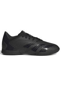 Adidas - Buty piłkarskie adidas Predator Accuracy.4 In Sala Jr GW7089 czarne. Zapięcie: sznurówki. Kolor: czarny. Materiał: guma, syntetyk. Szerokość cholewki: normalna. Sport: piłka nożna