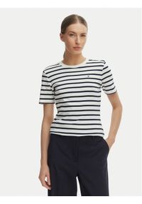 TOMMY HILFIGER - Tommy Hilfiger T-Shirt New Cody WW0WW40587 Biały Slim Fit. Kolor: biały. Materiał: bawełna #1