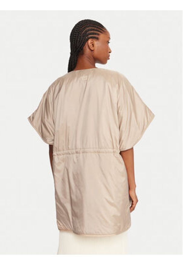 Weekend Max Mara Płaszcz przejściowy Riva 2525296011 Beżowy Relaxed Fit. Kolor: beżowy. Materiał: syntetyk