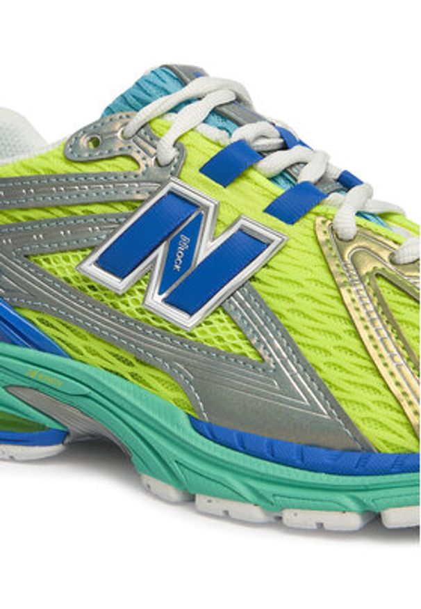 New Balance Sneakersy U19063EN W Zielony. Kolor: zielony. Materiał: skóra