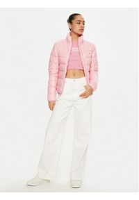 Tommy Jeans Kurtka zimowa Essential DW0DW19312 Różowy Regular Fit. Kolor: różowy. Materiał: syntetyk. Sezon: zima #5