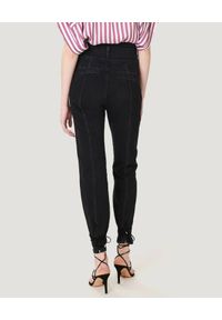 IRO PARIS - Czarne jeansy z przeszyciami Boucry. Stan: podwyższony. Kolor: czarny. Długość: długie #2