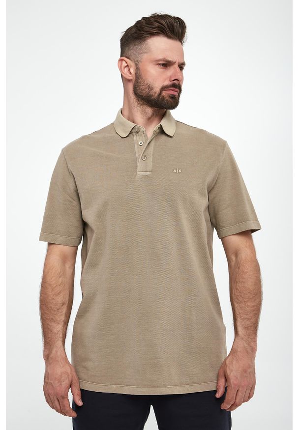 Armani Exchange - Polo męskie ARMANI EXCHANGE. Typ kołnierza: polo