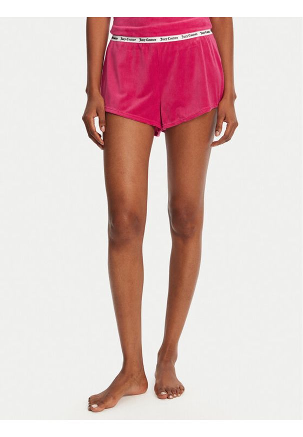 Juicy Couture Szorty piżamowe Austyn JCLHS125502 Różowy Regular Fit. Kolor: różowy. Materiał: syntetyk