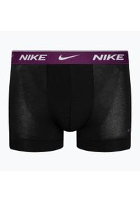 Bokserki męskie Nike Everyday Cotton Stretch Trunk. Kolor: czarny #2