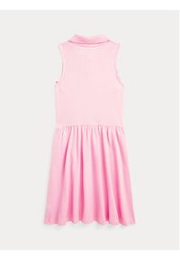 Polo Ralph Lauren Sukienka letnia 313903877001 Różowy Regular Fit. Typ kołnierza: polo. Kolor: różowy. Sezon: lato #2