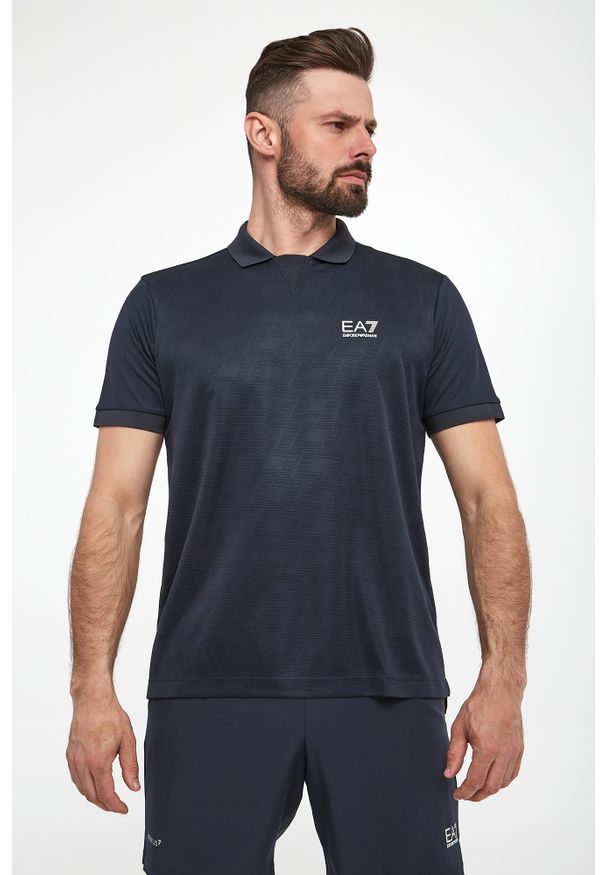 EA7 Emporio Armani - Polo męskie EA7 EMPORIO ARMANI. Typ kołnierza: polo