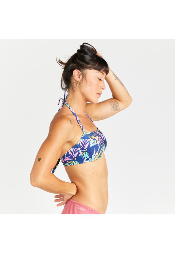 OLAIAN - Góra kostiumu kąpielowego surfingowego damska Olaian Laura Cuty. Materiał: materiał, elastan, poliamid