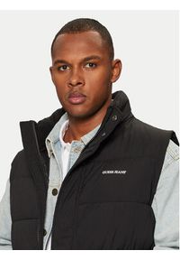 Guess Kamizelka M4BN47 WGII2 Czarny Regular Fit. Kolor: czarny. Materiał: syntetyk