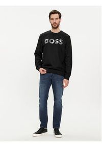 BOSS - Boss Bluza Soleri 15 50513373 Czarny Regular Fit. Kolor: czarny. Materiał: bawełna #4