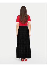 only - ONLY Spódnica maxi Luna 15353206 Czarny Regular Fit. Kolor: czarny. Materiał: bawełna #3