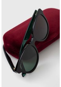 Gucci okulary przeciwsłoneczne damskie kolor zielony. Kolor: zielony #5