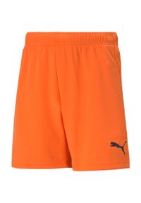 Spodenki dla dzieci Puma teamRISE Short Jr. Kolor: wielokolorowy, pomarańczowy, czarny