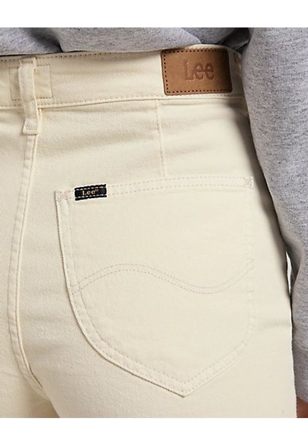 Lee - DAMSKIE SPODNIE JEANSOWE LEE STELLA A LINE ECRU L31SQHYJ 112107282