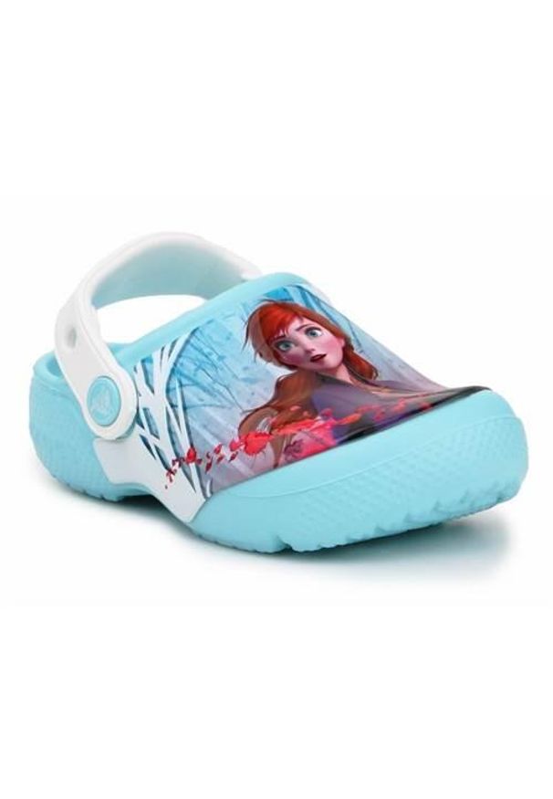 Buty do chodzenia niemowlęce Crocs Disney Frozen 2. Kolor: wielokolorowy. Materiał: syntetyk, materiał. Wzór: motyw z bajki