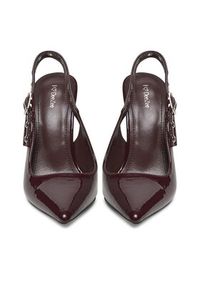 DeeZee Sandały AL96229-1 Bordowy. Kolor: czerwony. Materiał: skóra #2