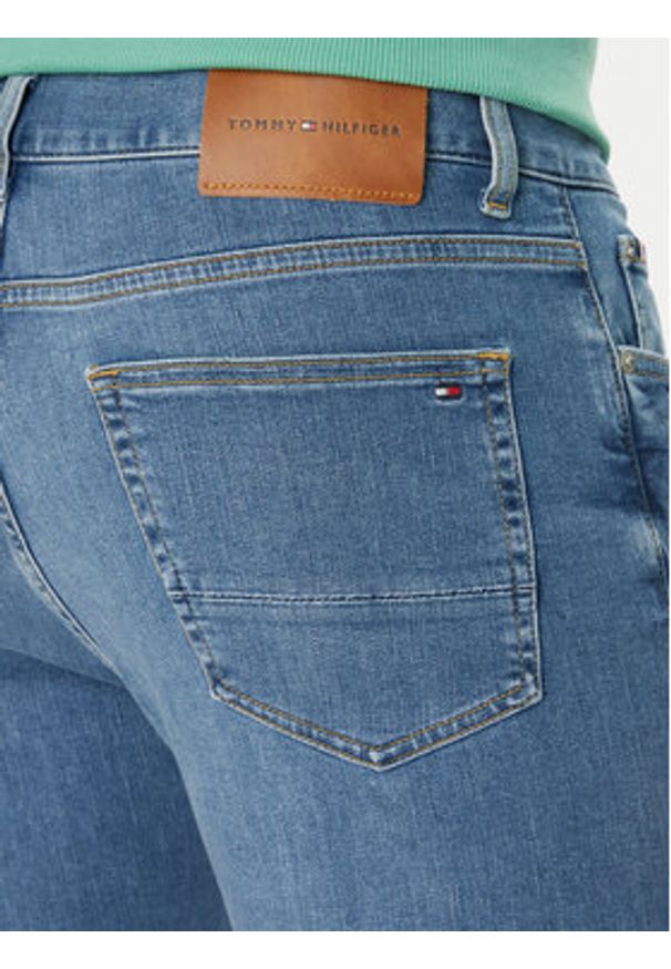 TOMMY HILFIGER - Tommy Hilfiger Jeansy Bleecker MW0MW38823 Niebieski Slim Fit. Kolor: niebieski