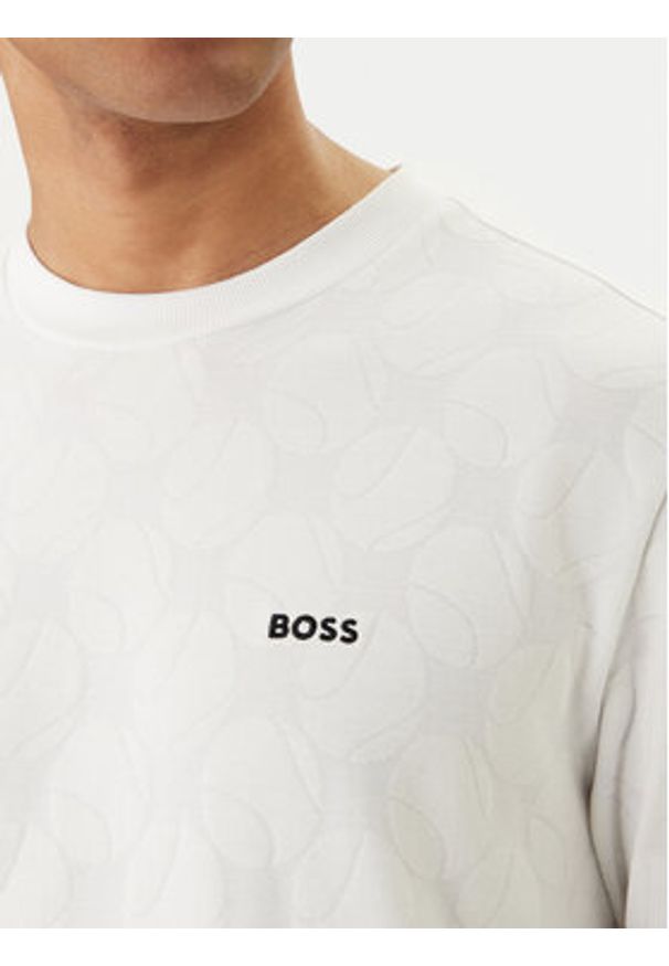 BOSS T-Shirt Member 50558867 Biały Relaxed Fit. Kolor: biały. Materiał: bawełna