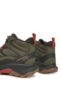 Merrell Trekkingi Speed Strike 2 Mid GORE-TEX J037819 Zielony. Kolor: zielony. Materiał: materiał. Technologia: Gore-Tex. Sport: turystyka piesza