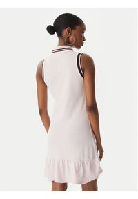 Juicy Couture Sukienka letnia Juicy Peplum JCGED126016 Różowy Regular Fit. Kolor: różowy. Materiał: bawełna. Sezon: lato #5