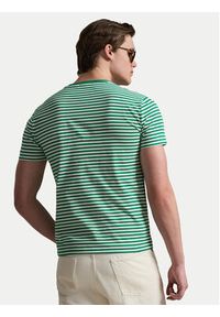 Polo Ralph Lauren T-Shirt 710956828500 Zielony Slim Fit. Typ kołnierza: polo. Kolor: zielony. Materiał: bawełna #5