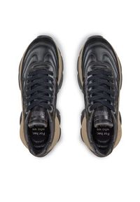 Bronx Sneakersy Platform sneaker 66462B-P Czarny. Kolor: czarny. Materiał: materiał. Obcas: na platformie #5