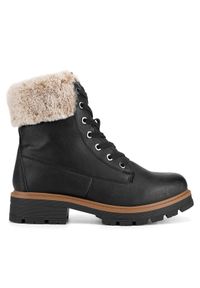 Clara Barson Botki WS6331-01 Czarny. Kolor: czarny. Materiał: materiał
