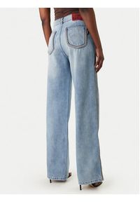 Just Cavalli Jeansy 80PAB5T2 CDWCH Granatowy Straight Fit. Kolor: niebieski #3