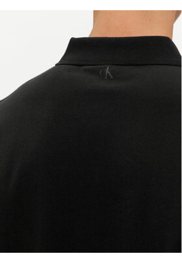 Calvin Klein Jeans Polo Institutional J30J325495 Czarny Regular Fit. Typ kołnierza: polo. Kolor: czarny. Materiał: bawełna