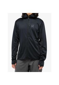 Haglöfs - Bluza z kapturem męska Haglofs L.I.M Mid Fast II Hood. Typ kołnierza: kaptur. Kolor: czarny