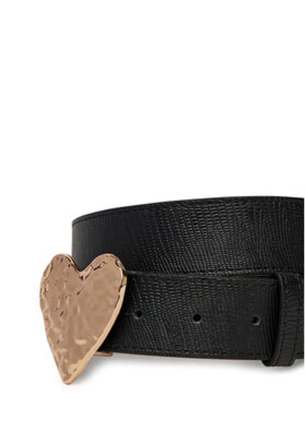 Morgan Pasek Damski 251-3BOUCO Czarny. Kolor: czarny. Materiał: skóra