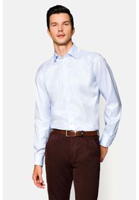 Lancerto - Koszula Błękitna Hazel 2. Okazja: na co dzień. Kolor: niebieski. Materiał: jeans, tkanina, bawełna, wełna. Styl: casual #1