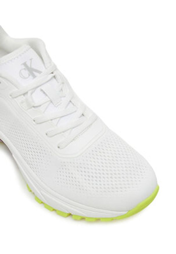 Calvin Klein Jeans Sneakersy Hike Runner Mg Tech YW0YW01856 Biały. Kolor: biały. Materiał: materiał