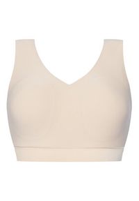 Chantelle Biustonosz top Soft Stretch C16A10 Beżowy. Kolor: beżowy. Materiał: syntetyk #6