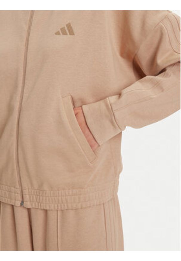 Adidas - adidas Dres Energize JX0532 Beżowy Regular Fit. Kolor: beżowy. Materiał: syntetyk, bawełna