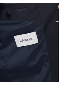 Calvin Klein Marynarka K10K112935 Granatowy Regular Fit. Kolor: niebieski. Materiał: syntetyk #3