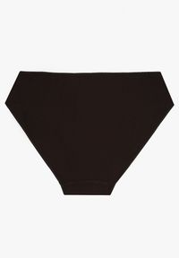 Born2be - Czarne Majtki Figi z Bawełny z Ozdobną Nitką Asivia. Kolor: czarny. Materiał: bawełna