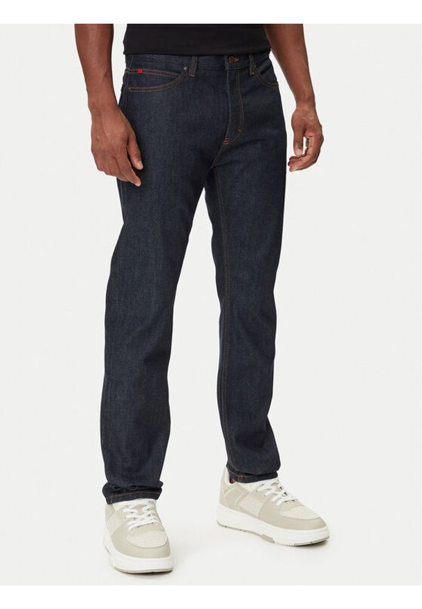 Hugo - HUGO Jeansy 50547239 Granatowy Slim Fit. Kolor: niebieski