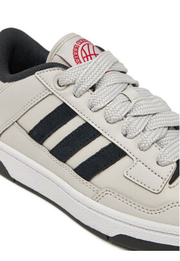Adidas - adidas Buty do koszykówki Rapid Court Low JR3178 Beżowy. Kolor: beżowy. Materiał: skóra. Sport: koszykówka