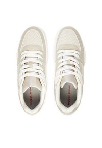 Hugo - HUGO Sneakersy Yarrow 50548544 Beżowy. Kolor: beżowy. Materiał: skóra #6