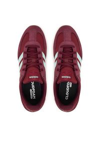 Adidas - adidas Sneakersy Barreda Lo Shoes KJ4734 Bordowy. Kolor: czerwony. Materiał: skóra, zamsz #6
