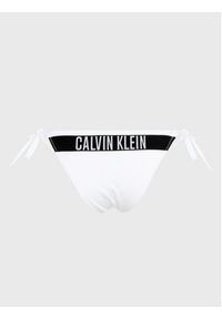Calvin Klein Swimwear Dół od bikini Side Tie Cheeky KW0KW01858 Biały. Kolor: biały. Materiał: syntetyk #3