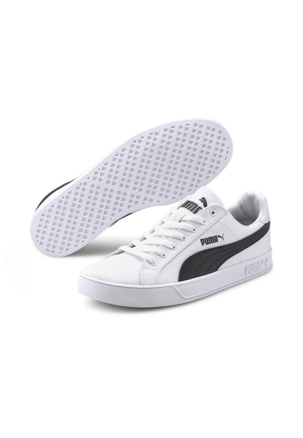 Puma Buty Smash Vulc Canvas 37475401. Kolor: biały