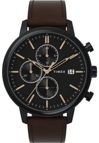 Zegarek Timex Zegarek męski Timex TW2W13200 brązowy. Kolor: brązowy #1