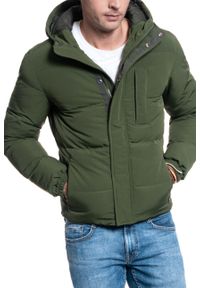 Wrangler - KURTKA ZIMOWA WRANGLER THE BODYGUARD RIFLE GREEN W4C8WWG13. Sezon: zima #9
