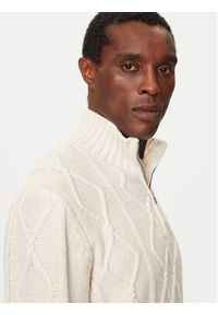 Guess Sweter M4BR49 Z3IN0 Beżowy Regular Fit. Kolor: beżowy. Materiał: syntetyk #3