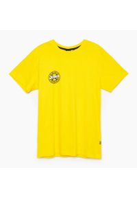 Cropp - Koszulka z nadrukiem X-Men - Żółty. Kolor: żółty. Wzór: nadruk